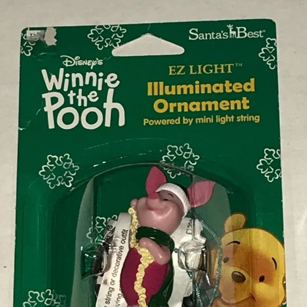 Santa’s Best Disney EZ Light‎ Illuminated Ornament, Piglet, Tigger
